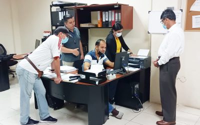 GERENTE GENERAL DE LA EPMAPAQ SUPERVISA TRABAJOS EN EL ÁREA DE SUBGERENCIA FINANCIERA Y COMERCIALIZACIÓN