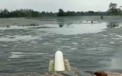 LAS AGUAS RESIDUALES DE QUEVEDO YA LLEGAN A LAS LAGUNAS DE OXIDACIÓN