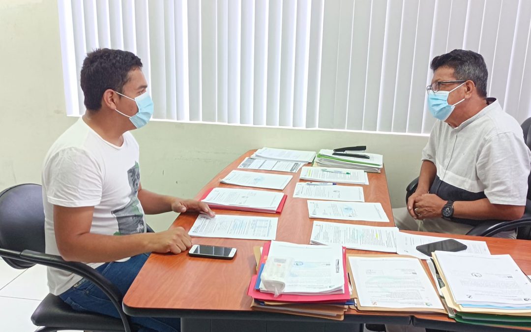 DIRIGENTE DEL SECTOR El BELÉN AGRADECE AL GERENTE DE LA EPMAPAQ LOS TRABAJOS REALIZADOS .