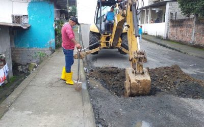 SE REALIZA LIMPIEZA DE LA RED DE AGUA POTABLE EN LA 20 DE FEBRERO