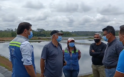 SE RECORRE LA MEGA OBRA DE ALCANTARLLADO SANITARIO DE QUEVEDO CON EL CONSULTOR DE LA CAF