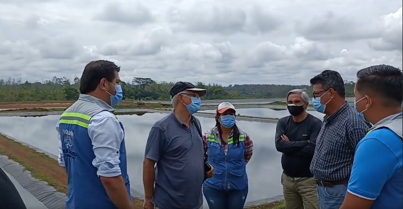 SE RECORRE LA MEGA OBRA DE ALCANTARLLADO SANITARIO DE QUEVEDO CON EL CONSULTOR DE LA CAF
