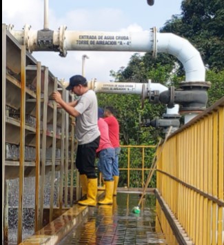 MANTENIMIENTO PERMANENTE EN LA PLANTA CENTRAL DE AGUA POTABLE.