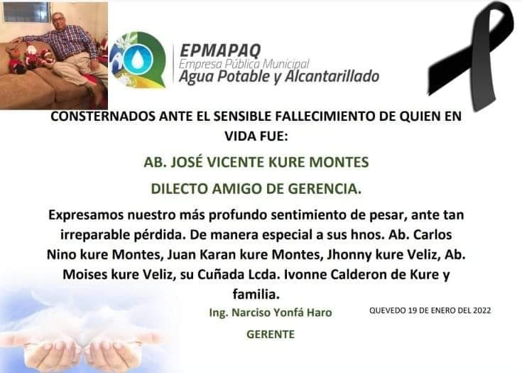NOTA DE CONDOLENCIA