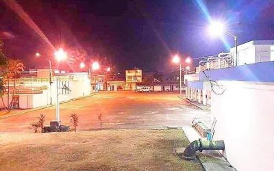 LA PLANTA CENTRAL DE AGUA POTABLE LUCE ILUMINADA DESDE EL INICIO DE ESTA ADMINISTRACIÓN