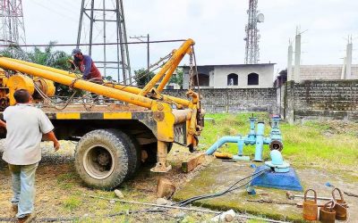 LA ESTACIÓN DE BOMBEO DE LA GALO PLAZA RECIBE MANTENIMIENTO CORRECTIVO.