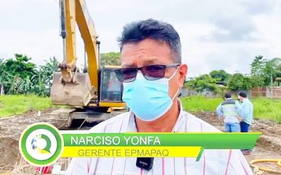 ALCALDE DE QUEVEDO Y GERENTE DE LA EPMAPAQ RECORRIERON AYER LA CONSTRUCCIÓN DE COLECTORES MATRICES EN SAN CAMILO Y SAN CRISTÓBAL.