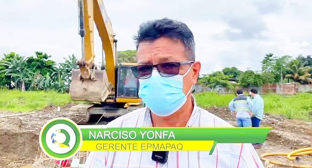ALCALDE DE QUEVEDO Y GERENTE DE LA EPMAPAQ RECORRIERON AYER LA CONSTRUCCIÓN DE COLECTORES MATRICES EN SAN CAMILO Y SAN CRISTÓBAL.
