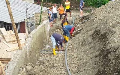 LA EPMAPAQ REALIZA EXTENSIÓN DE REDES Y GUÍAS DOMICILIARIAS EN LA PARROQUIA 24 DE MAYO .