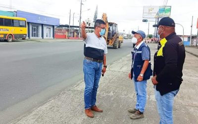 GERENTE GENERAL DE LA EPMAPAQ INDICA TRABAJOS A REALIZARSE EN LA VIA VALENCIA .