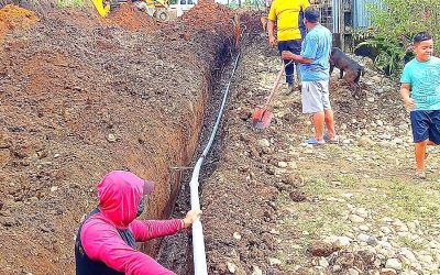 SE REALIZA EXTENSIÓN DE REDES DE AGUA POTABLE EN LOS CHIRIJOS DE LA PARROQUIA 24 DE MAYO