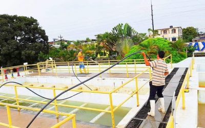 TODOS LOS DÍAS RECIBE MANTENIMIENTO LA PLANTA CENTRAL DE AGUA POTABLE DE LA EPMAPAQ.