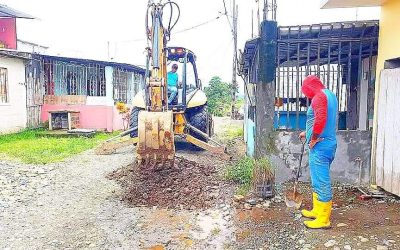 QUEDA REPARADA FUGA DE AGUA EN LA CIUDADELA MI PAIS.