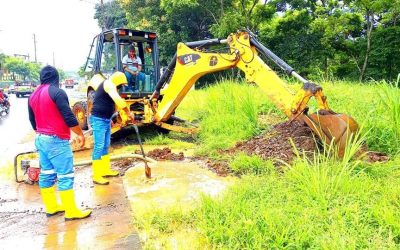 NO HABRÁ AGUA TEMPORALMENTE EN LA ZONA ALTA POR REPARACIÓN DE FUGA DE AGUA EN LA BELLAVISTA .