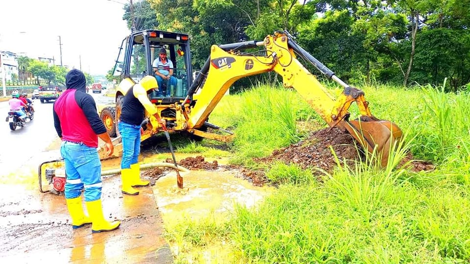 NO HABRÁ AGUA TEMPORALMENTE EN LA ZONA ALTA POR REPARACIÓN DE FUGA DE AGUA EN LA BELLAVISTA .