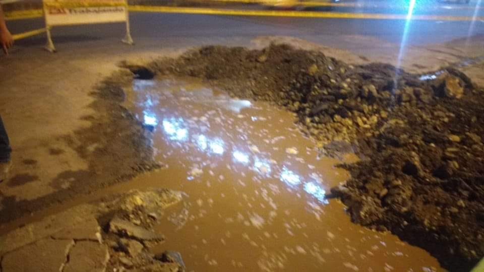 POR ROTURA DE TUBERÍA SE SUSPENDE TEMPORALMENTE EL SERVICIO DE AGUA POTABLE EN LAS PARROQUIAS DE LA ZONA ALTA DE QUEVEDO