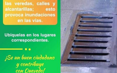 AYÚDANOS A AYUDAR NO ARROJANDO BASURA EN LAS CALLES Y ALCANTARILLAS