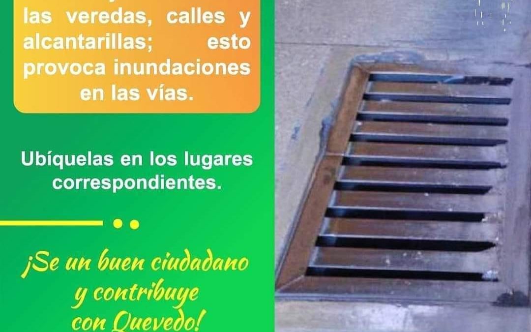 AYÚDANOS A AYUDAR NO ARROJANDO BASURA EN LAS CALLES Y ALCANTARILLAS