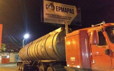 LLEGA SULFATO DE ALUMINIO A LA EPMAPAQ PARA CONTINUAR CON LA Potabilización DEL AGUA .
