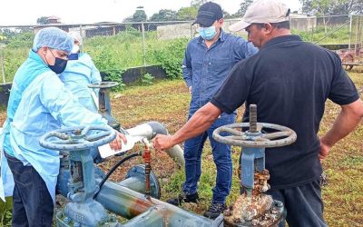 ARCSA VISITÓ QUEVEDO PARA VERIFICAR LA BUENA CALIDAD DE AGUA DESDE LOS POZOS Y LA PLANTA CENTRAL .