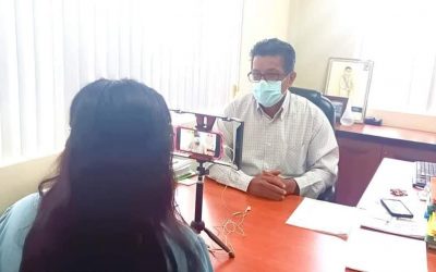 GERENTE GENERAL DE LA EPMAPAQ ES ENTREVISTADO POR PERIODISTA DE AL DIA.