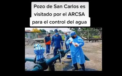 ARCSA VISITÓ QUEVEDO PARA VERIFICAR LA BUENA CALIDAD DE AGUA DESDE LOS POZOS Y LA PLANTA CENTRAL .