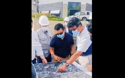 ALCALDE DE QUEVEDO RECORRIÓ OBRAS JUNTO AL GERENTE DE LA EPMAPAQ Y FUNCIONARIOS