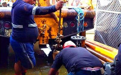 SE REALIZA MANTENIMIENTO A LA ESTACIÓN DE BOMBEO DE AGUA DE LA SALVADOR ALLENDE PARA MEJORAR EL SERVICIO.